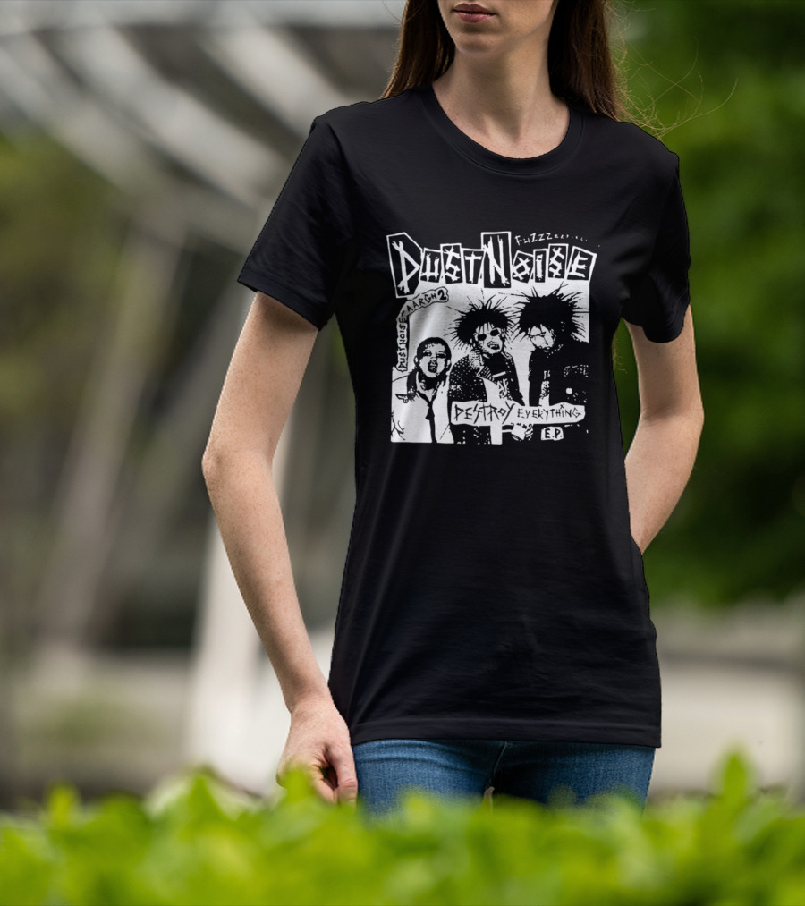 Fuzzz Dustnoise Aargh 2 Destroy Everything EP Punk Rock T-Shirt
