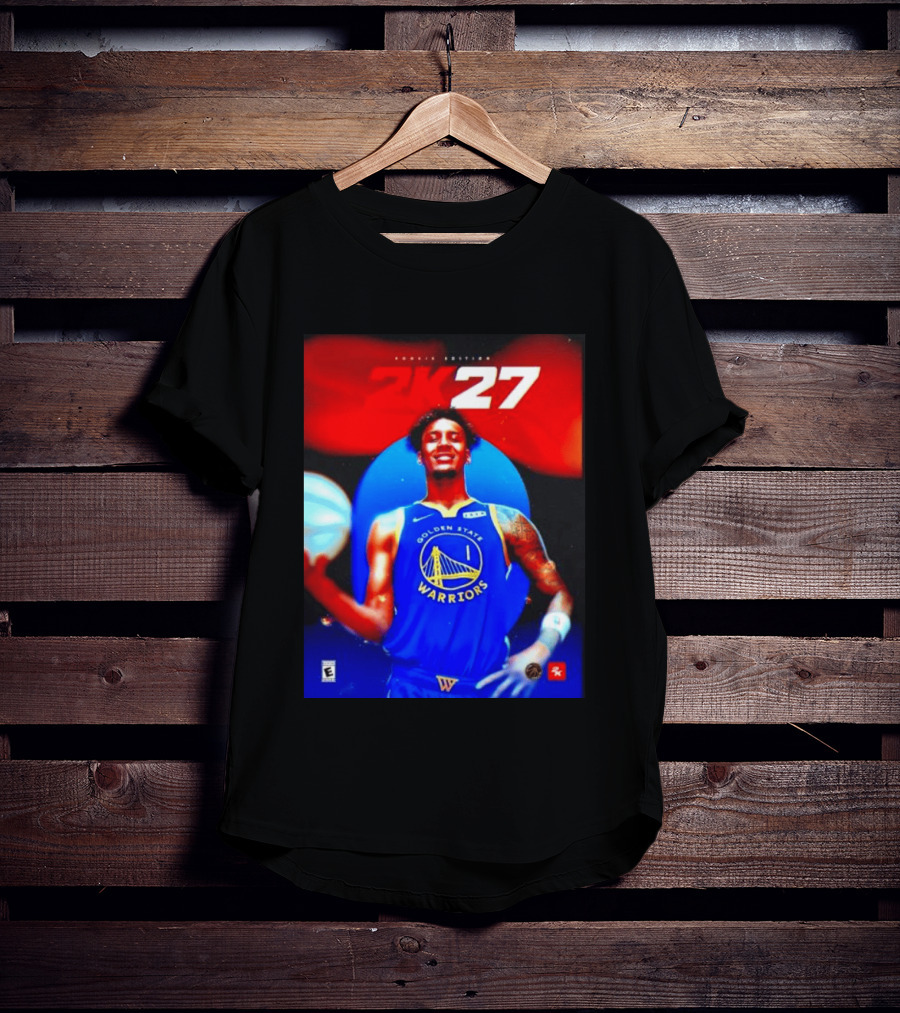 Golden State Warriors NBA 2K27 Rookie Edition Number One Player T-Shirt