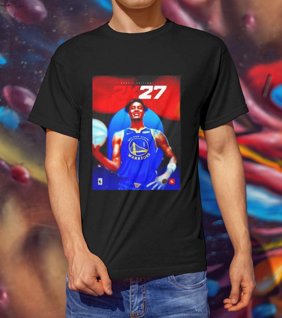 Golden State Warriors NBA 2K27 Rookie Edition Number One Player T-Shirt
