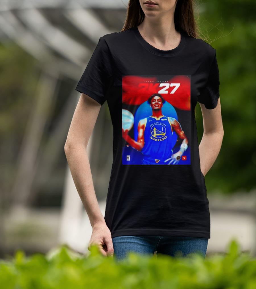 Golden State Warriors NBA 2K27 Rookie Edition Number One Player T-Shirt