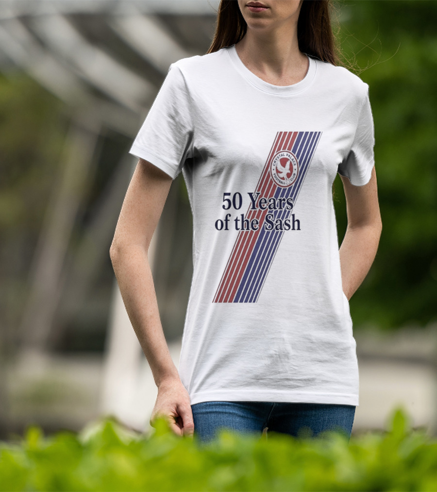 Crystal Palace 50 Years Of The Sash Anniversary Celebration T-Shirt