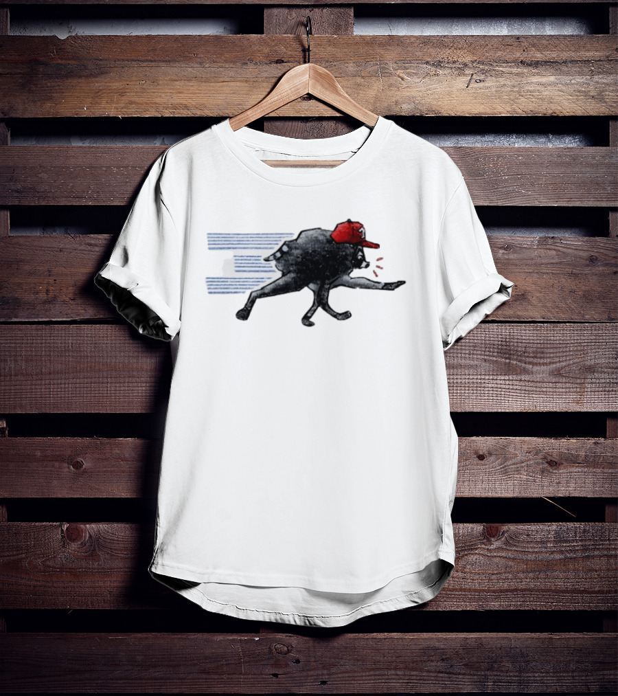 Toronto Blue Jays Baseball Raccoon Wearing Red Cap MLB T-Shirt