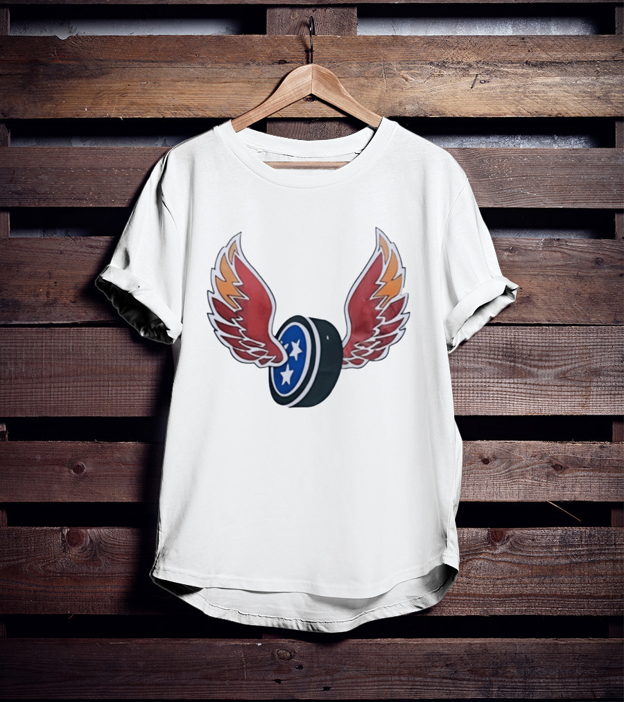Tennessee Winged Puck Stars Hockey T-Shirt