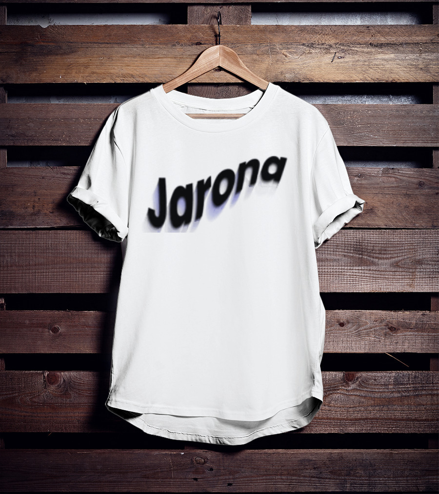 Jarona Paperboxmart Store Blue Black Gradient T-Shirt