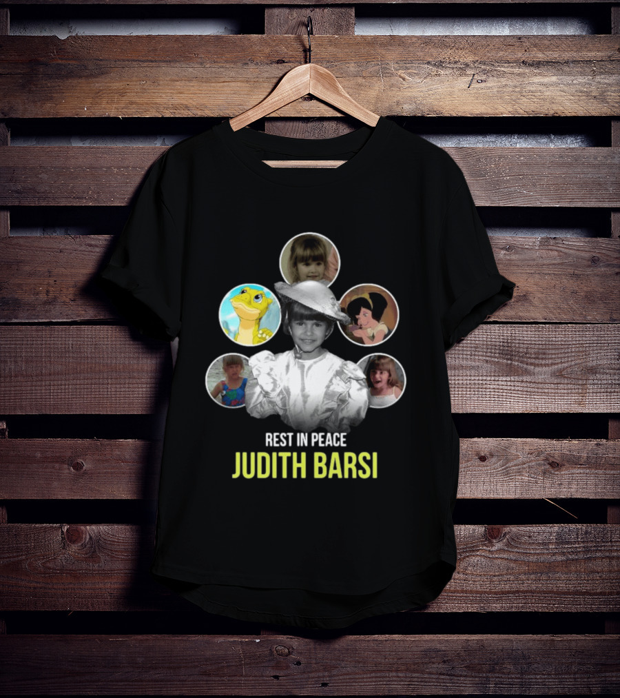 Rest In Peace Judith Barsi Tribute With Memorable Childhood Images T-Shirt