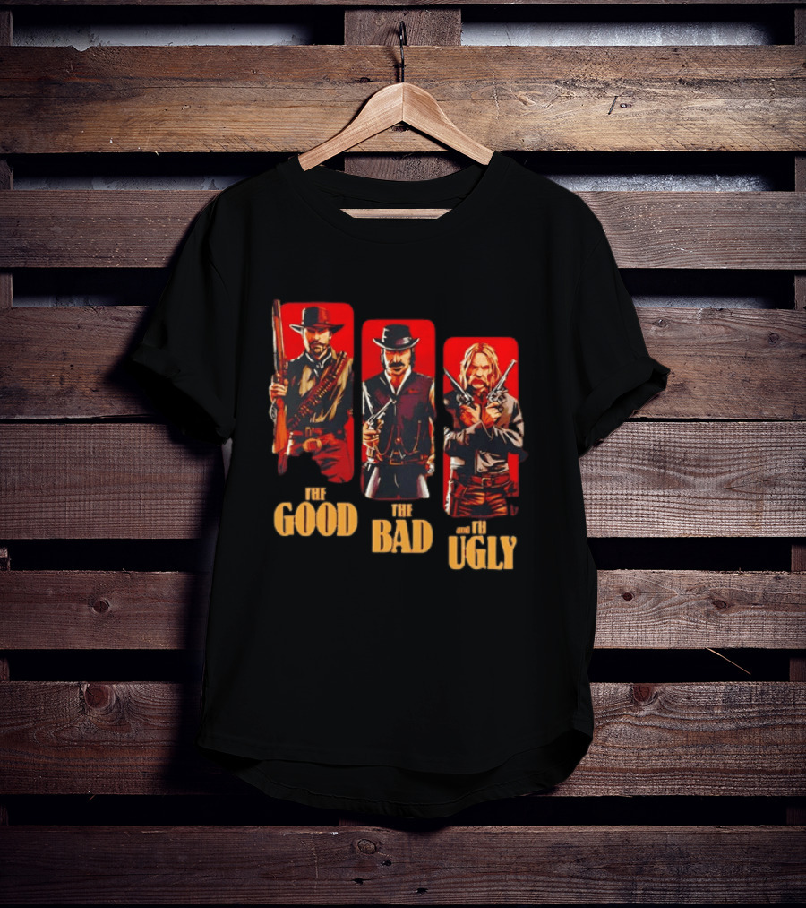 Red Dead Redemption Western Outlaws The Good The Bad The Ugly T-Shirt