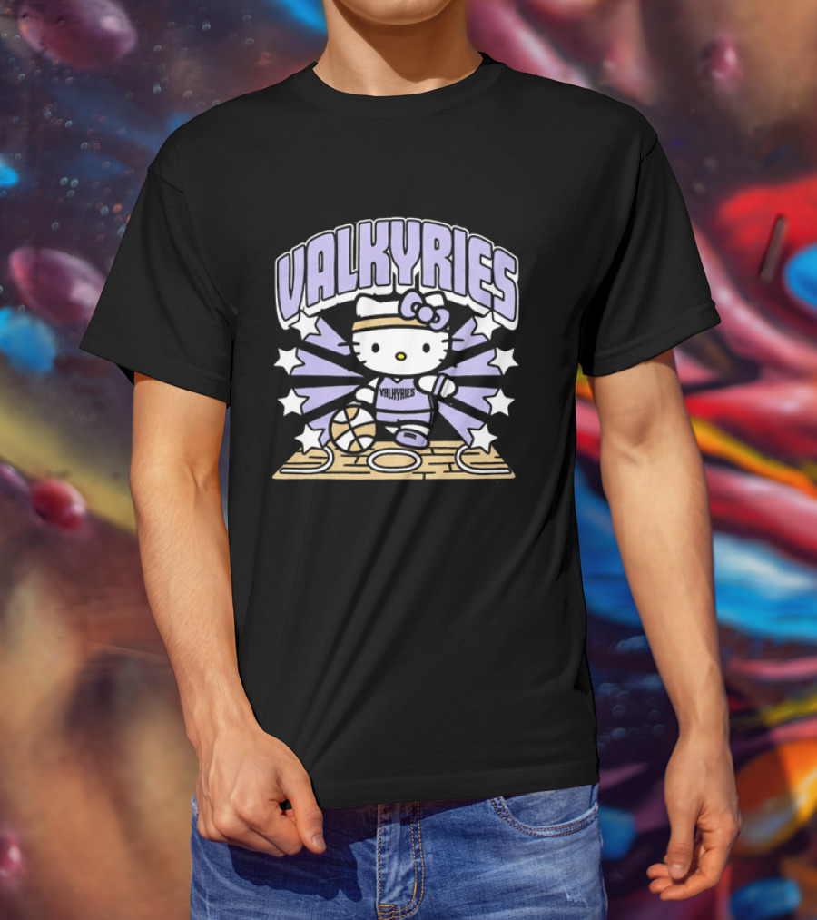 Hello Kitty Valkyries Basketball T-Shirt