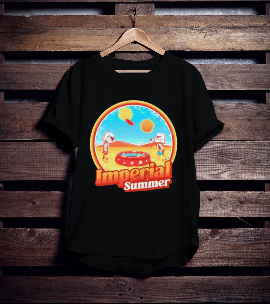 Summer Fun Star Wars Stormtrooper Imperial Beach Scene T-Shirt