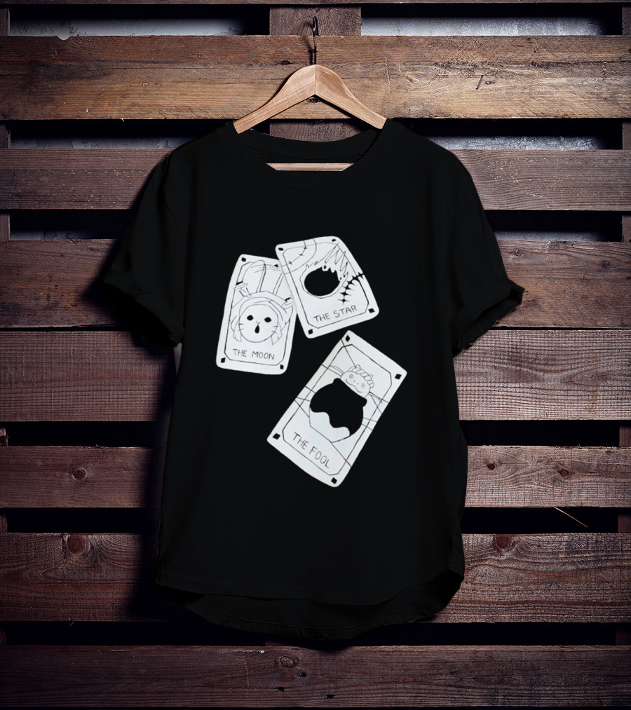 Studio Ghibli Tarot Cards The Moon The Star The Fool Collection T-Shirt