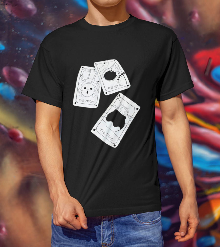 Studio Ghibli Tarot Cards The Moon The Star The Fool Collection T-Shirt
