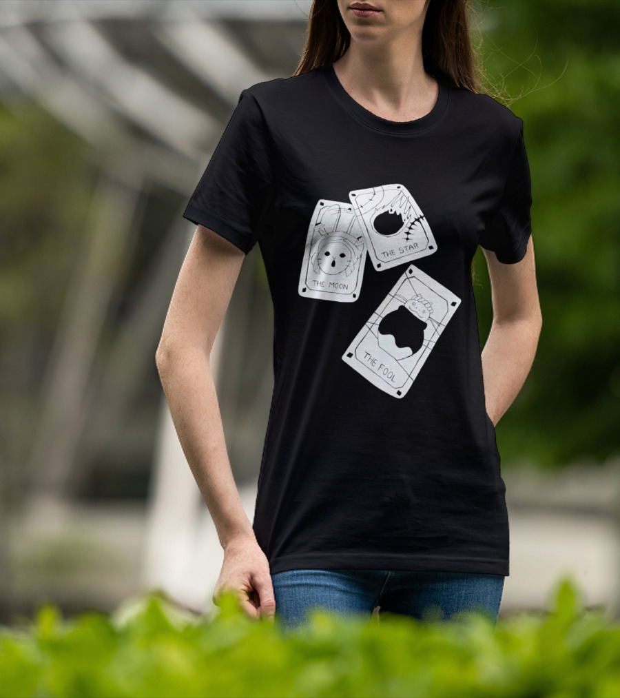 Studio Ghibli Tarot Cards The Moon The Star The Fool Collection T-Shirt