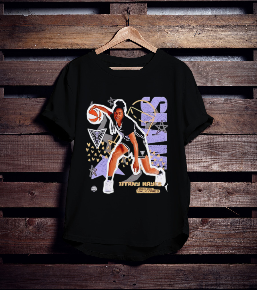 Tiffany Hayes Golden State Valkyries Basketball WNBA 15 T-Shirt