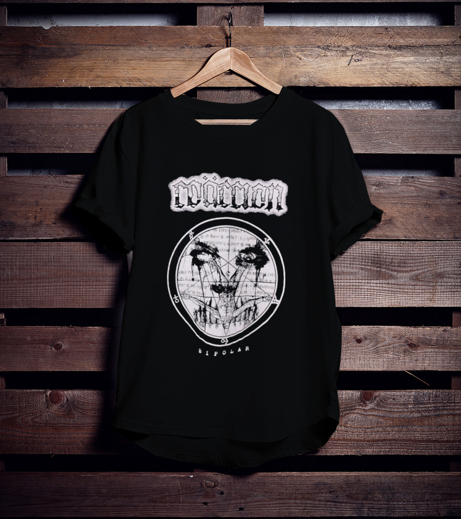 Moment Bipolar Occult Pentagram Gothic Metal Eyed T-Shirt