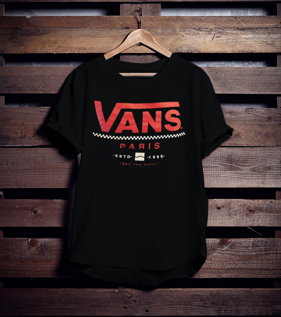 Vans Paris Estd 1966 Off The Wall T-Shirt