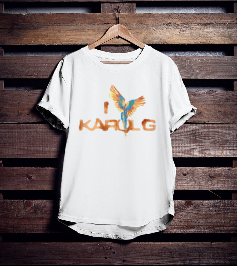 I Love Karol G Parrot Bird T-Shirt