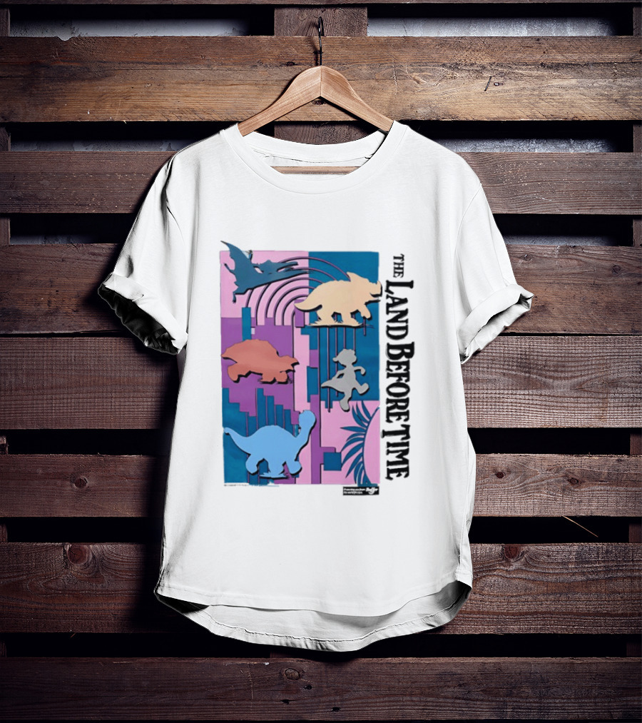 The Land Before Time Littlefoot Cera Petrie Ducky Spike T-Shirt