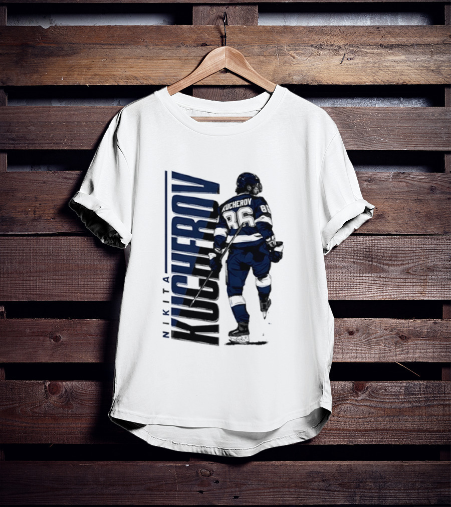 Nikita Kucherov Tampa Bay Lightning NHL Player Skating Number 86 T-Shirt