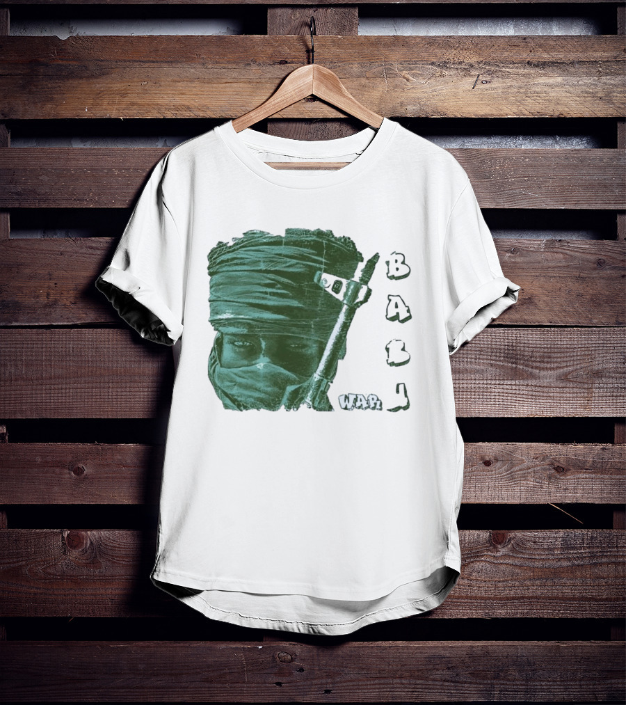 War Baby Soldier With Rifle And Turban T-Shirt
