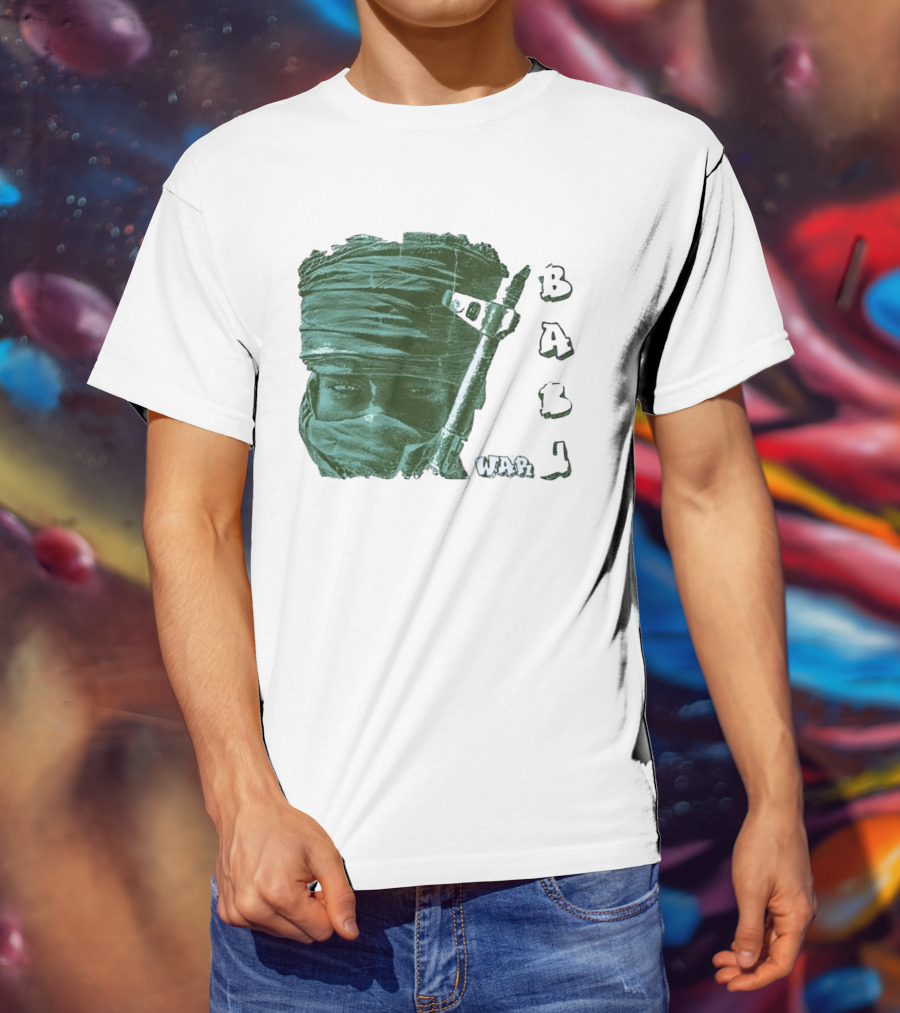 War Baby Soldier With Rifle And Turban T-Shirt