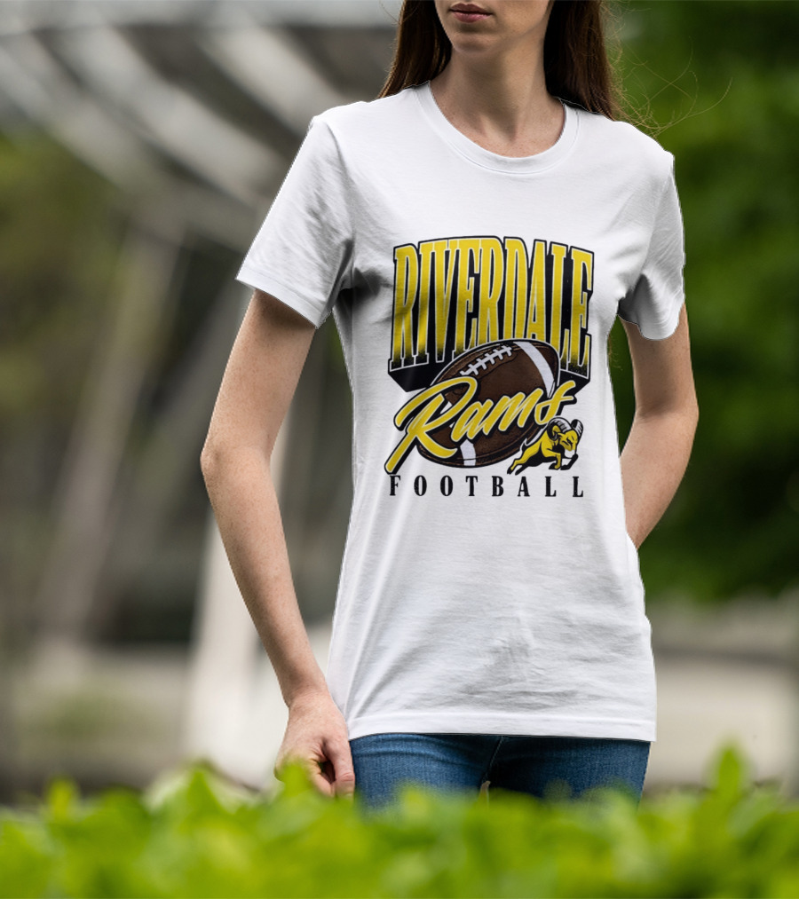 Riverdale Rams Football Varsity Sports Team T-Shirt