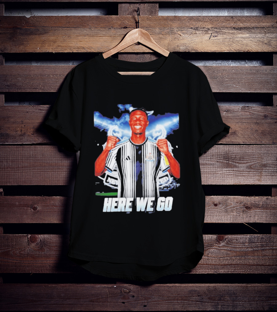 Aladji Bamba Newcastle United Here We Go T-Shirt