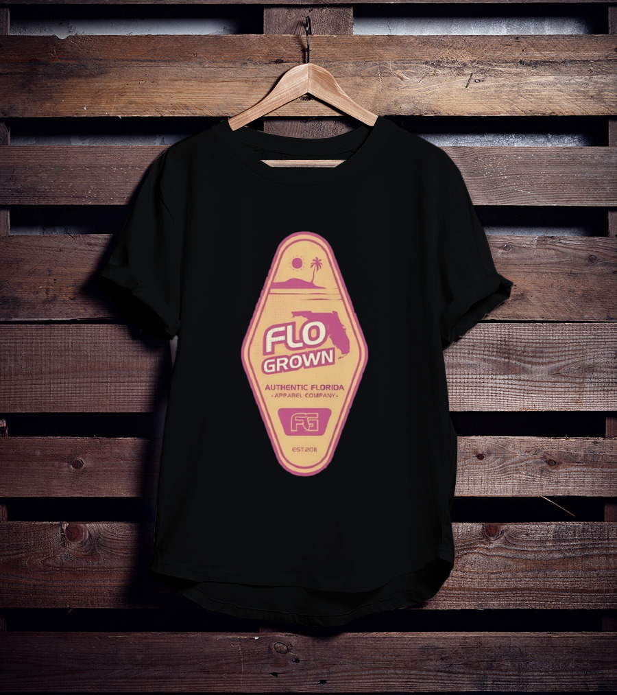 Flo Grown Authentic Florida Apparel Company Est 2011 T-Shirt
