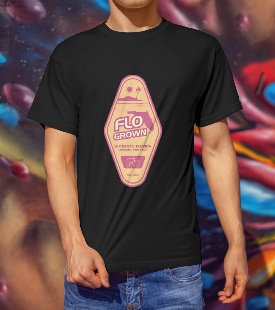Flo Grown Authentic Florida Apparel Company Est 2011 T-Shirt