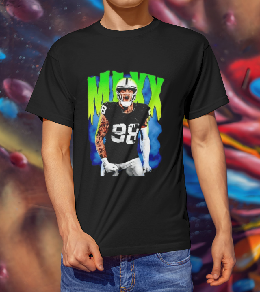 Maxx Crosby 98 Las Vegas Raiders Football Player Jersey T-Shirt
