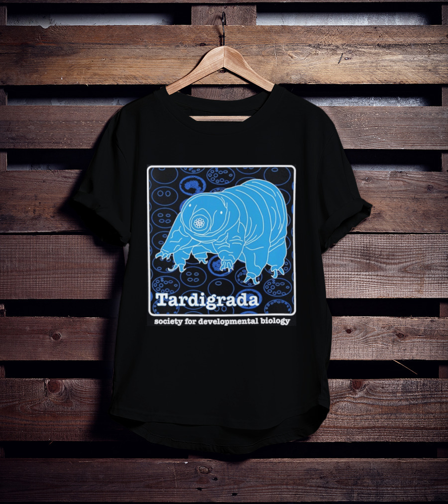 Tardigrada Society For Developmental Biology Blue Water Bear T-Shirt