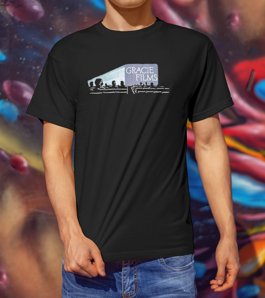 Gracie Films Cinema Screen The Simpsons Movie Theater Comedy Television T-Shirt