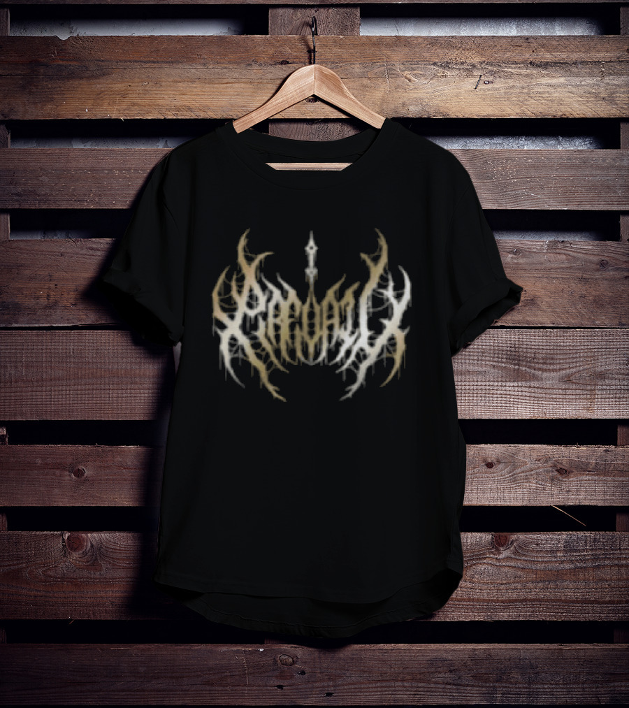 I Prevail Store Born To Suffer Foil Pullover Black Curved Tribal T-Shirt