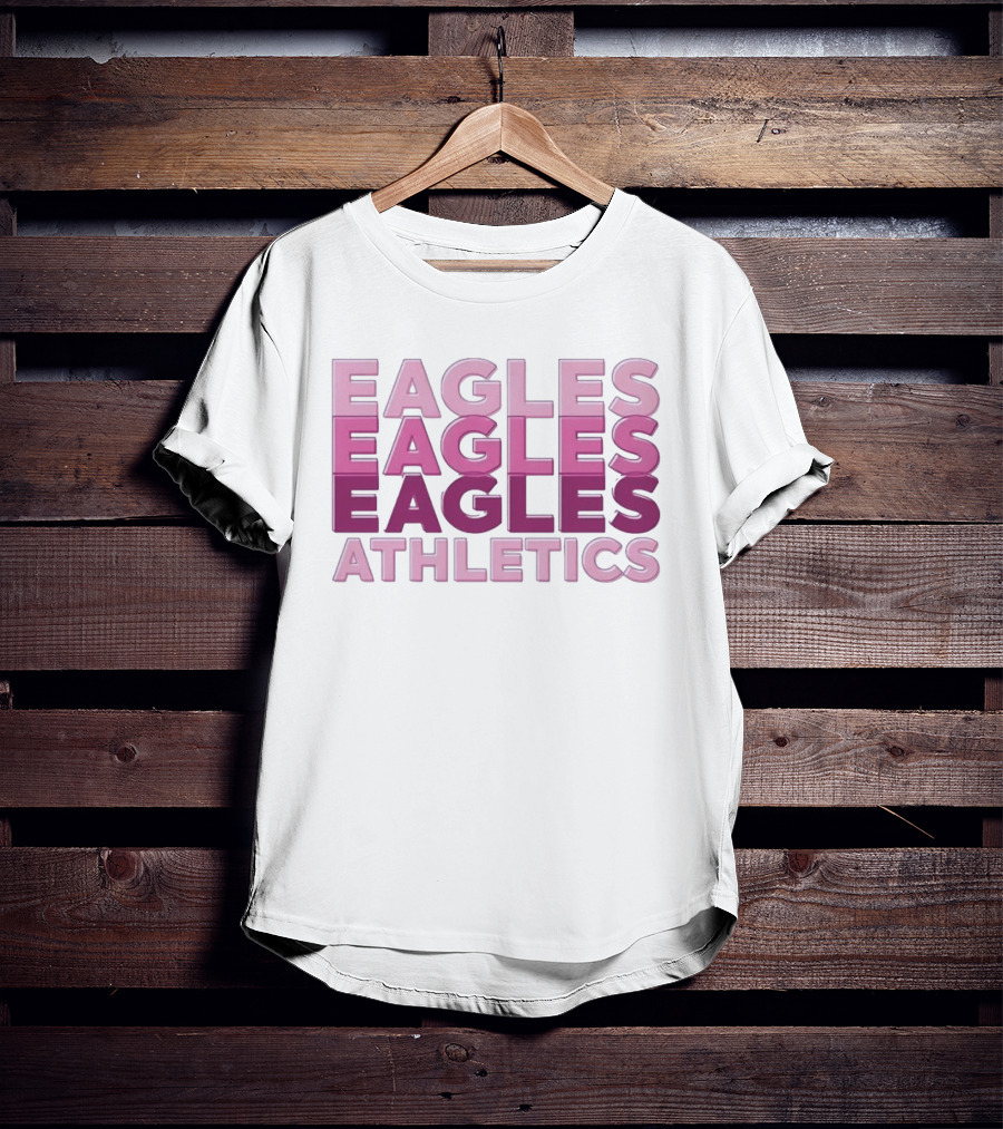 Eagles Athletics Pink Ombré T-Shirt