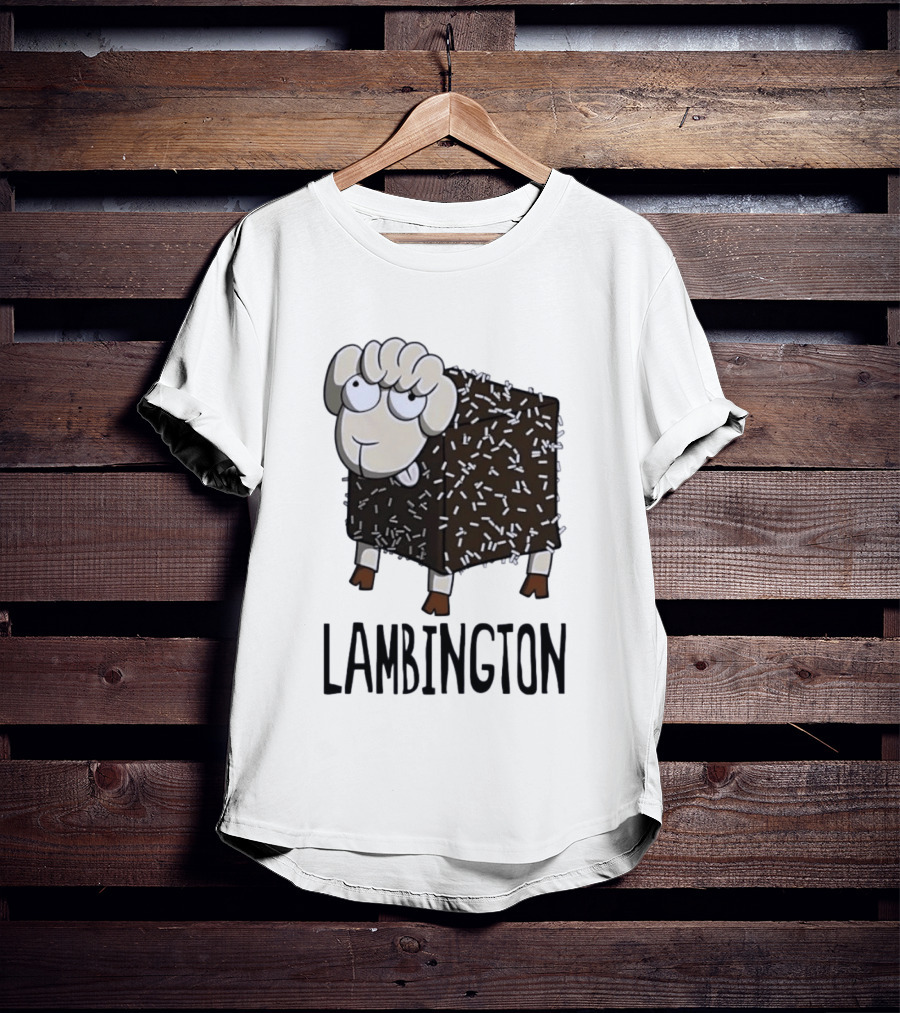 Lambington Sheep Treat Food Pun T-Shirt