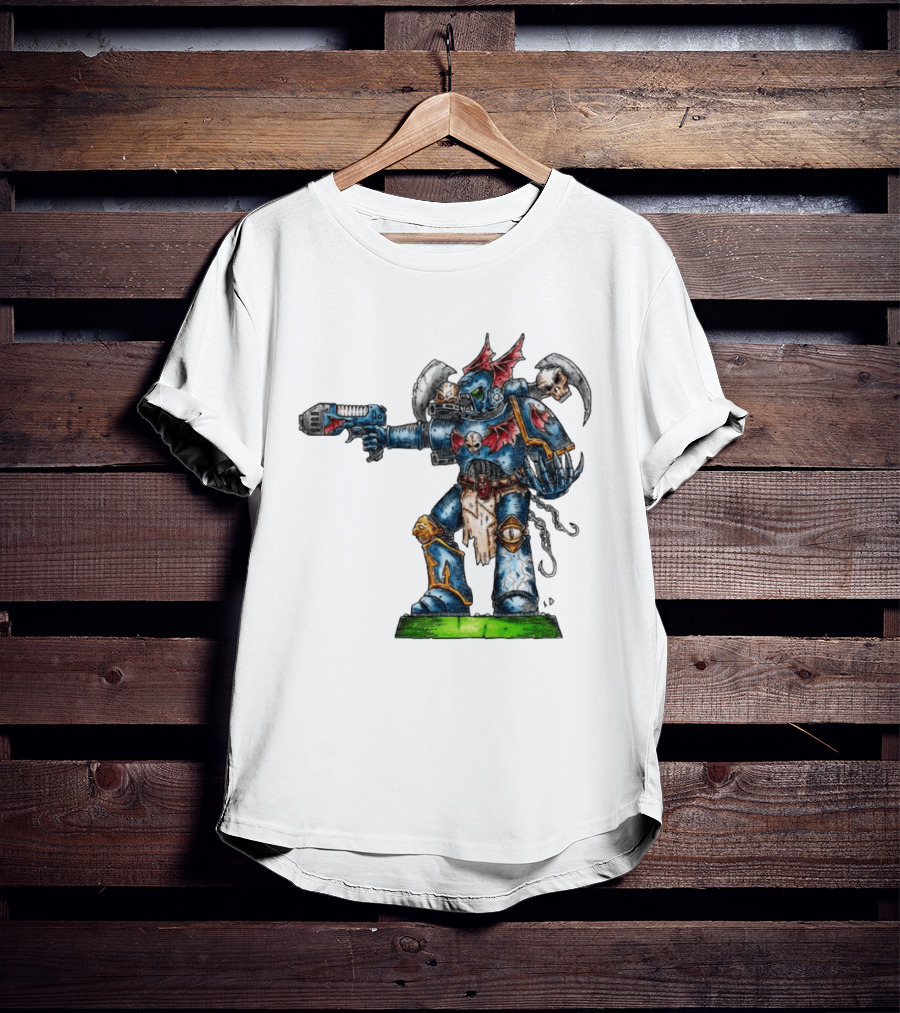 Warhammer 40K Night Lords Chaos Space Marine By Niklas Wistedt T-Shirt