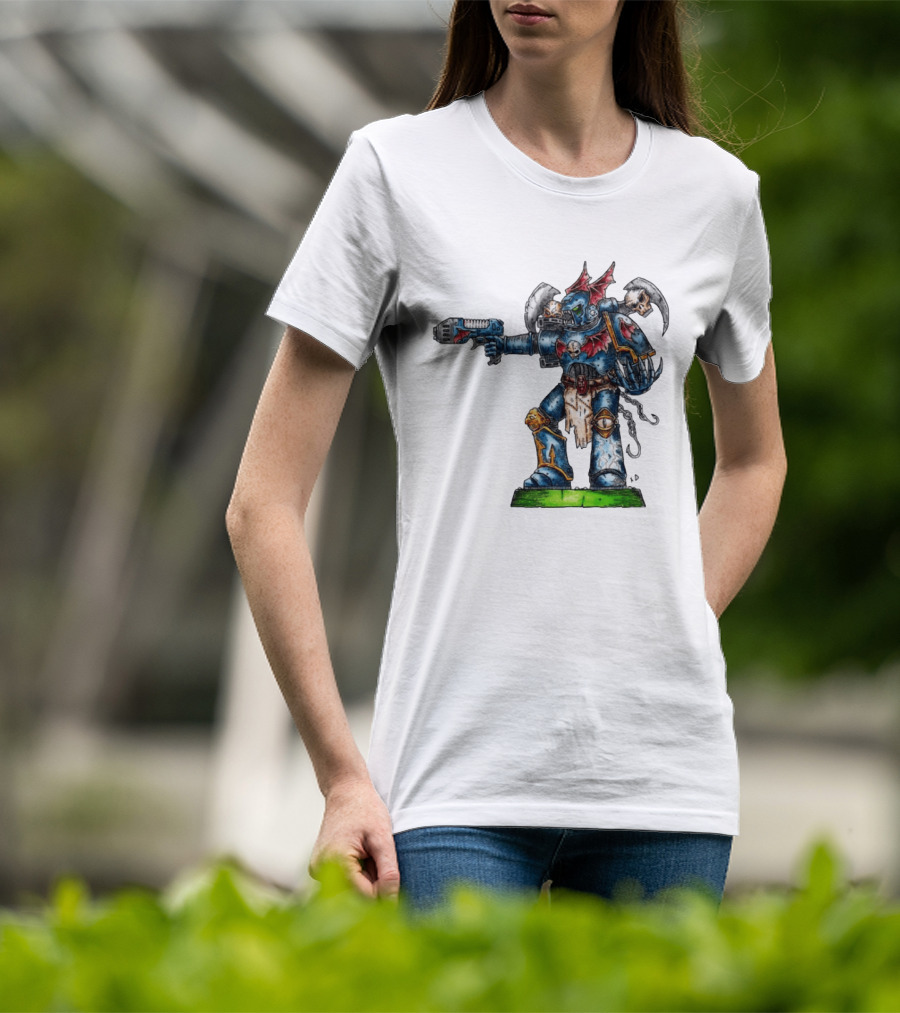 Warhammer 40K Night Lords Chaos Space Marine By Niklas Wistedt T-Shirt