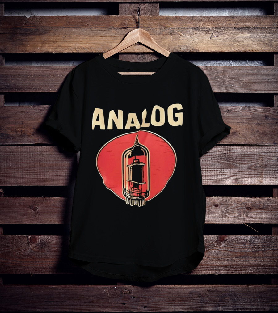 Analog Vacuum Tube Audiophile High Fidelity Audio Components T-Shirt