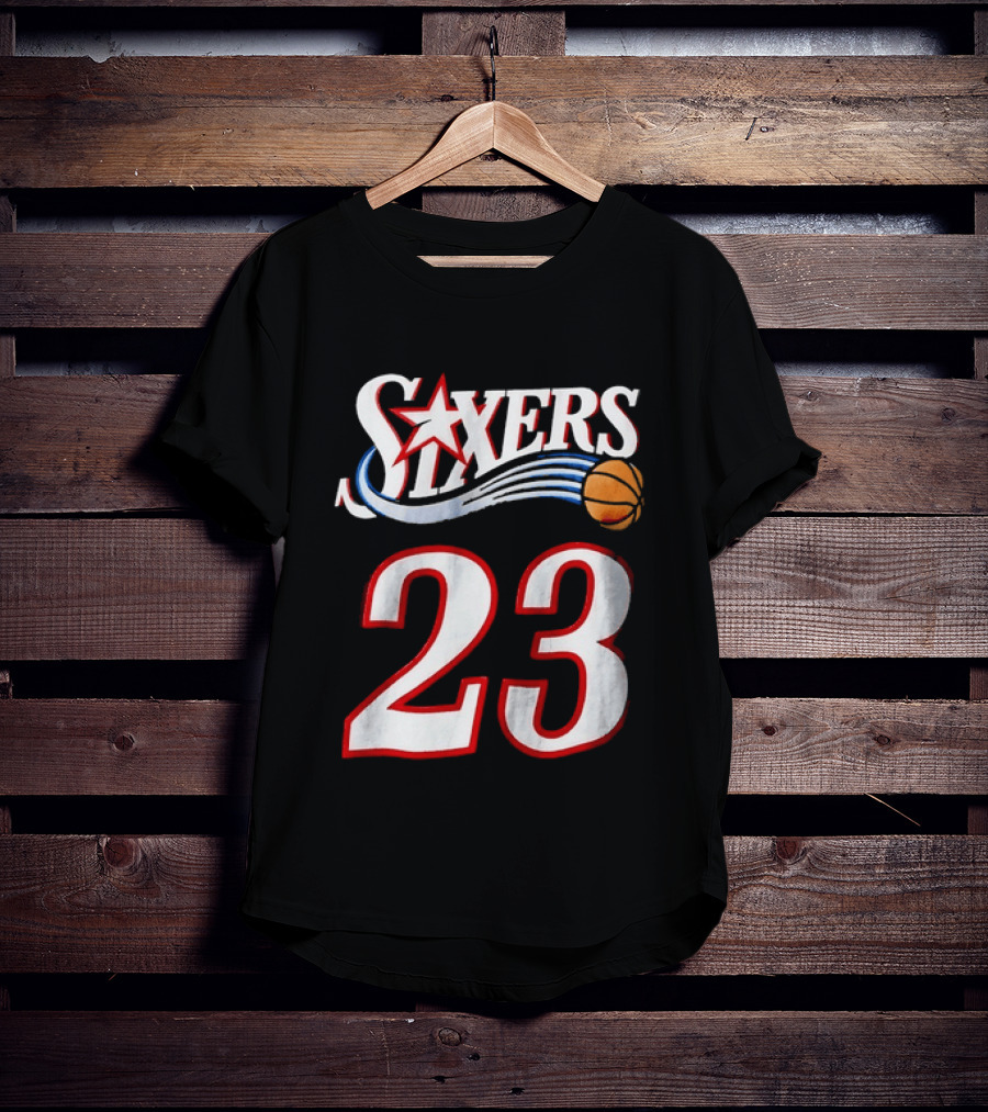 Philadelphia 76ers Number 23 Sixers Basketball Jersey T-Shirt