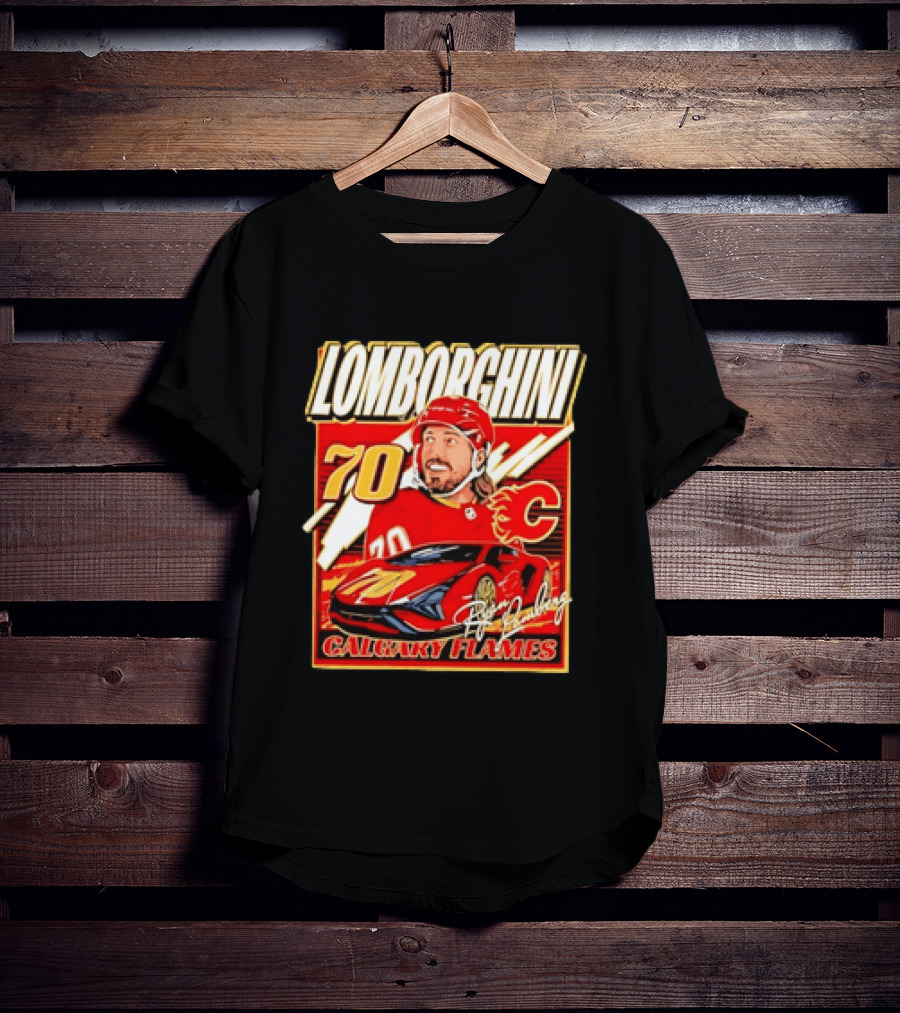 Lomborghini Ryan Lomberg 70 Calgary Flames T-Shirt