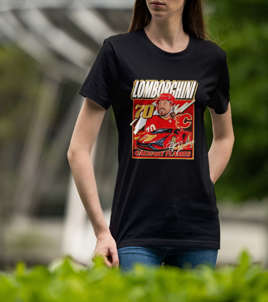 Lomborghini Ryan Lomberg 70 Calgary Flames T-Shirt