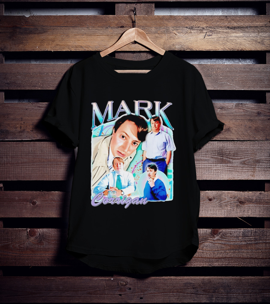 Mark Corrigan Peep Show Character Collage T-Shirt