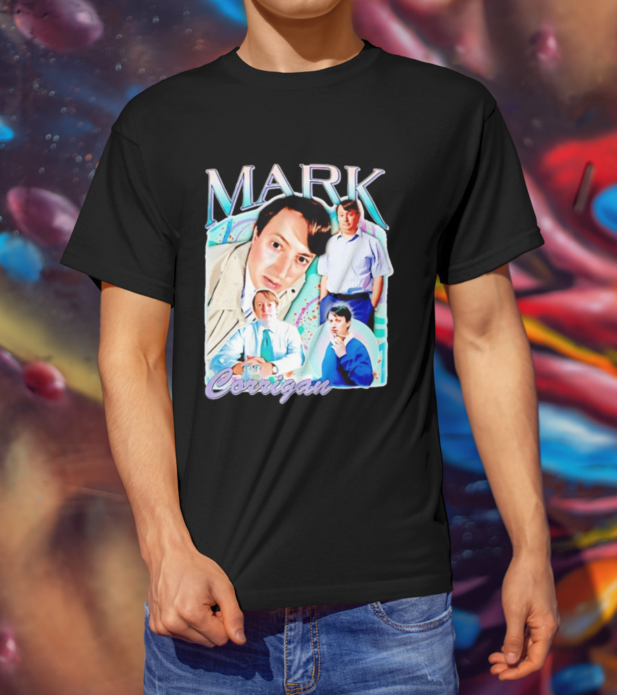 Mark Corrigan Peep Show Character Collage T-Shirt