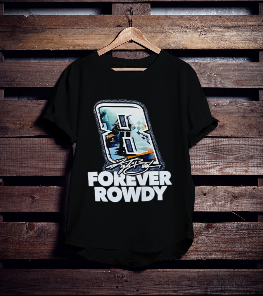 KFB 8 Forever Rowdy NASCAR Racing Plaid T-Shirt