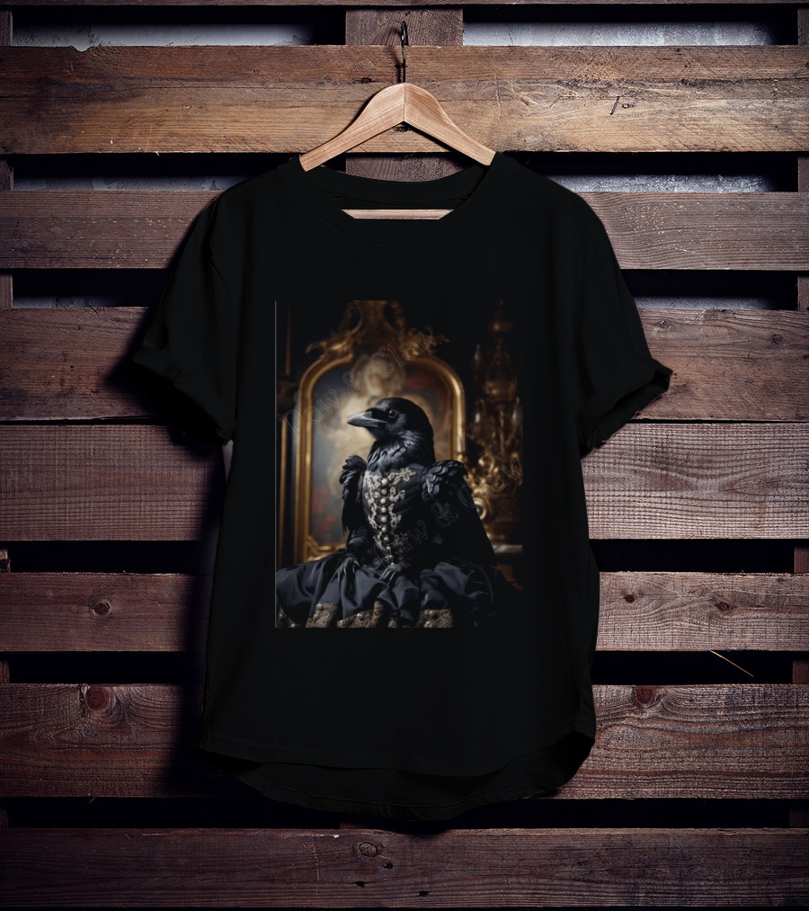 Lady McCrow Ornate Elegance In Rococo Setting T-Shirt