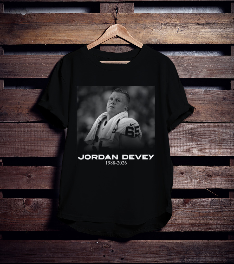 Jordan Devey 1988 2026 Memorial Commemoration T-Shirt