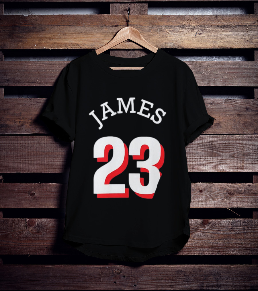 LeBron James 23 Jersey Philadelphia 76ers T-Shirt