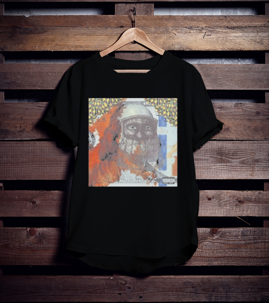 US Vs. Them Franklin Money Mask Art Parental Advisory T-Shirt