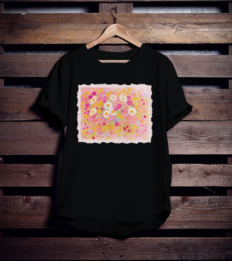 Weeds Are Flowers Too A A Milne Floral Painting With Colorful Blossoms T-Shirt