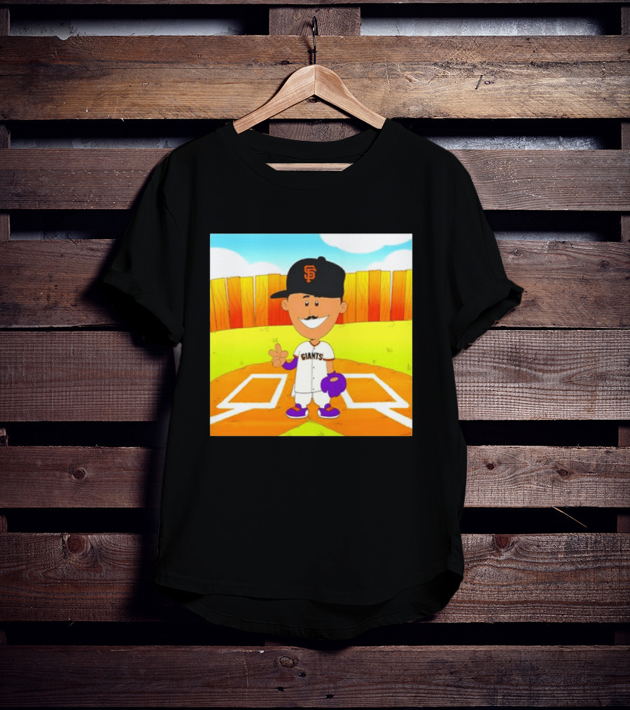 Willy Adames San Francisco Giants Cartoon Player T-Shirt