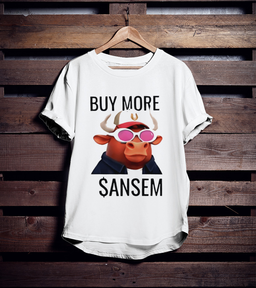 BUY MORE SANSEM Crypto Bull Finance T-Shirt