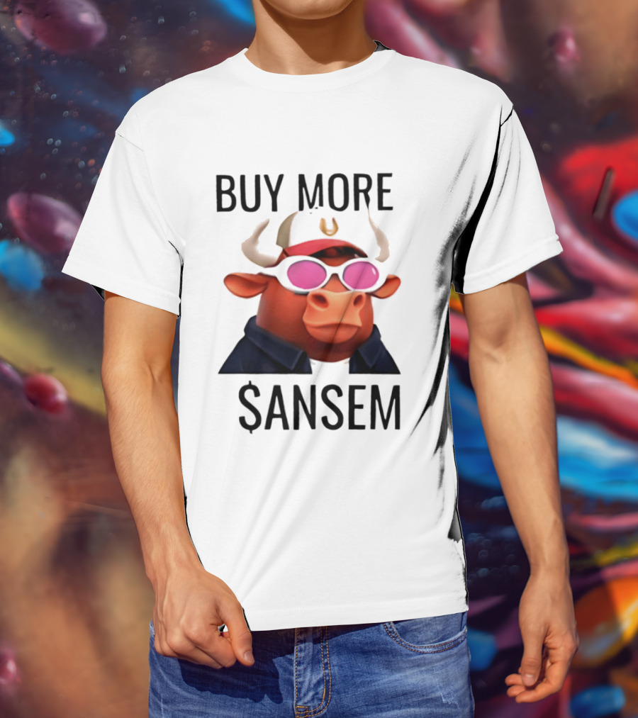 BUY MORE SANSEM Crypto Bull Finance T-Shirt